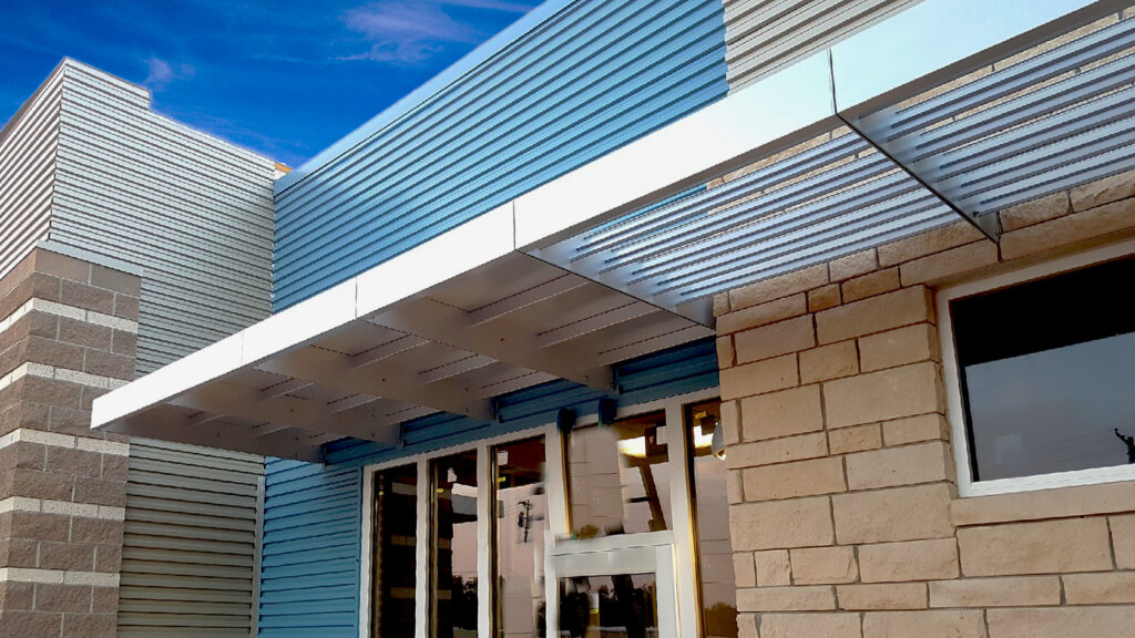 Cantilevered Aluminum Sunshades