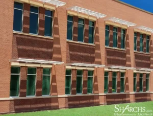 aluminum cantilevered sunshades