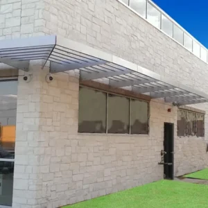 Cantilevered Aluminum Sunshade for Modern Buildings