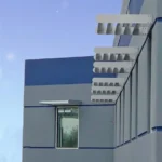 Cantilevered Aluminum Sunshade for Modern Buildings