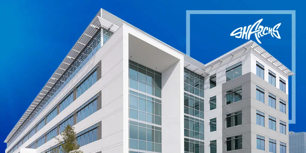 aluminum trellis pergola on a building