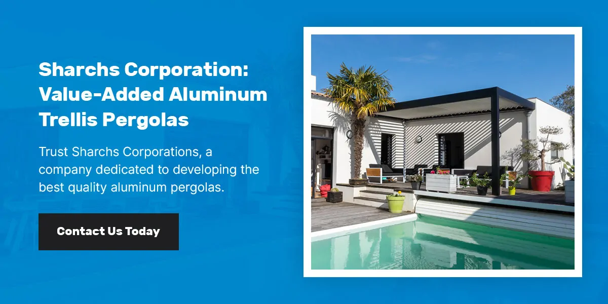 Sharchs Corporation: Value-Added Aluminum Trellis Pergolas