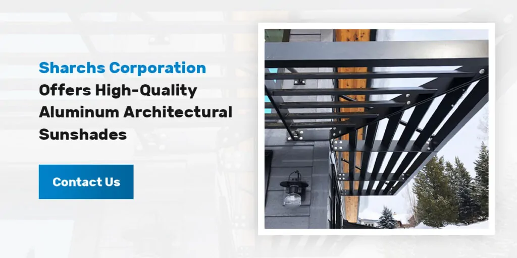 Sharchs Corporation offers high-quality aluminum architectural sunshades