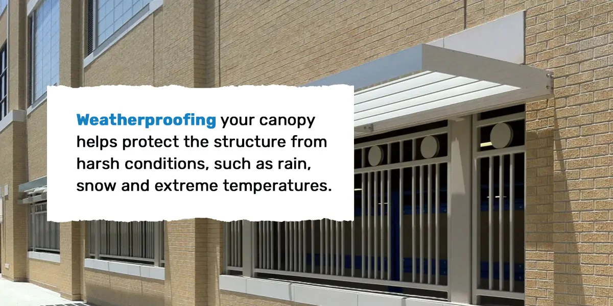 Weatherproofing and Sealing Edges