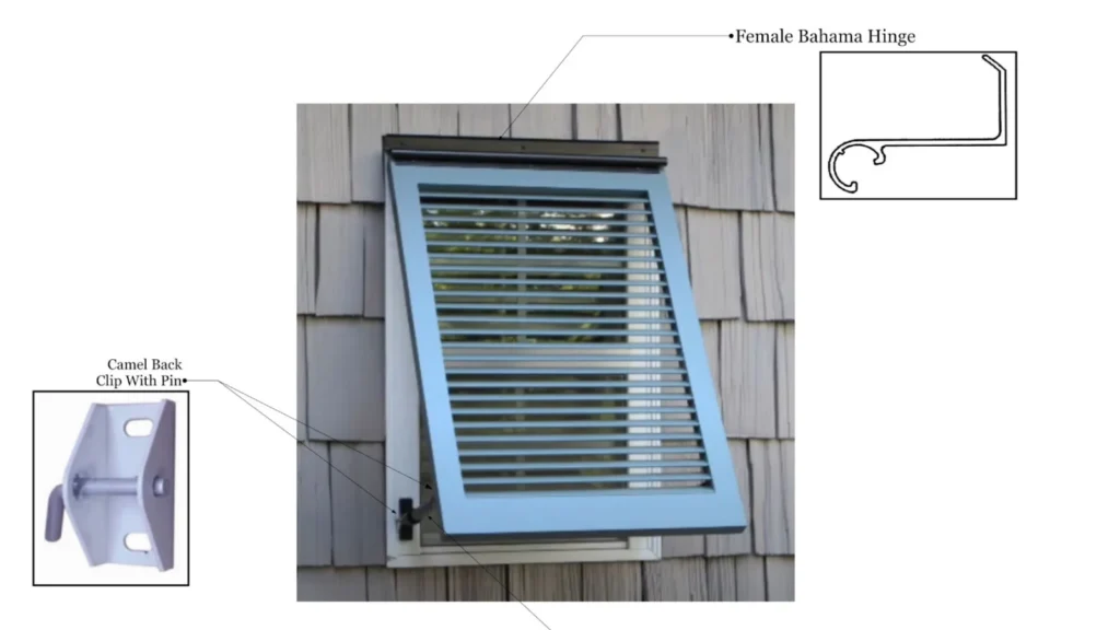 Bahama shutter installation diagram